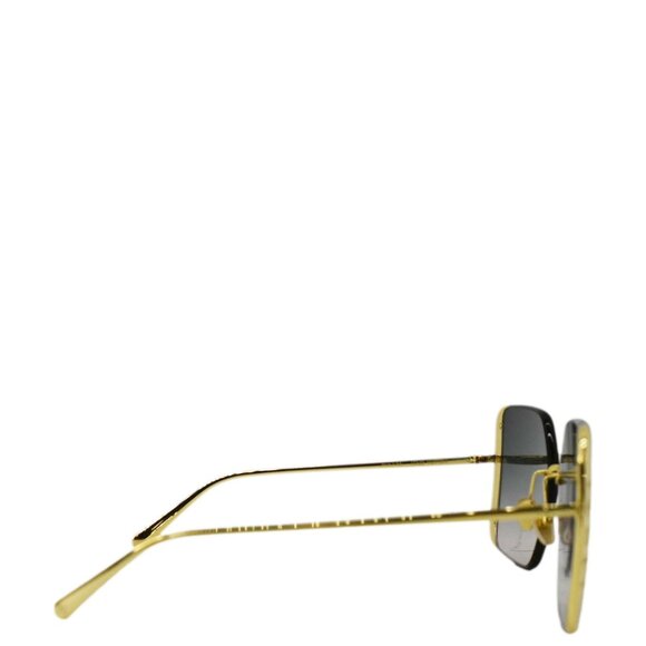 Louis Vuitton  LV Moon Z1994U Metal Frame Gradient Blue Square Sunglasses Gold - Picture 4 of 9